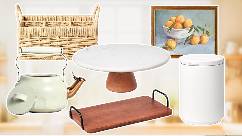 Various kitchen decor items available at Target