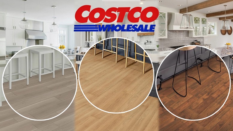 costco branding with various kitchen floors